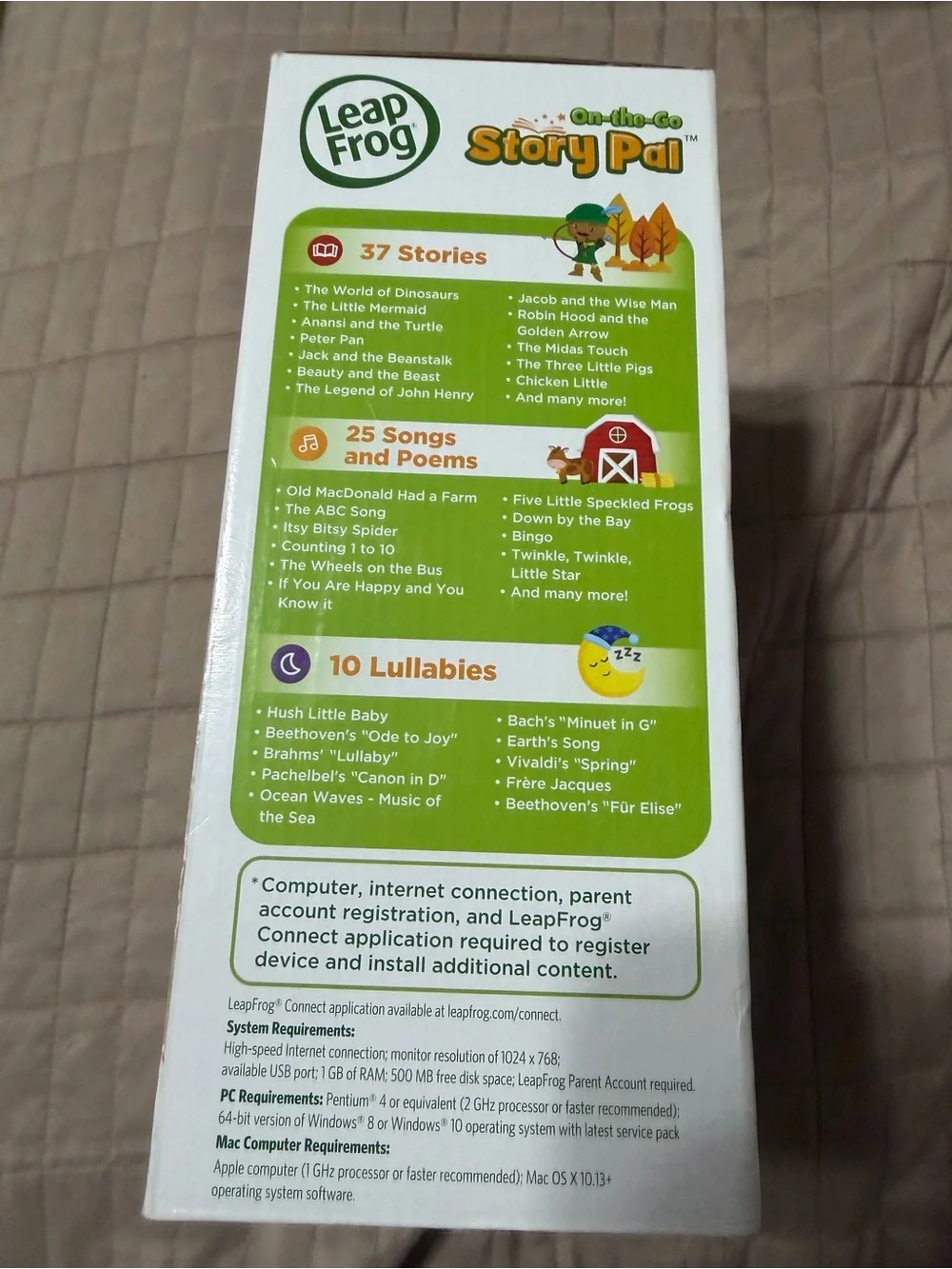 Rare! LeapFrog On-the-Go Story Pal Bunny, New in Box (Discontinued) Kidcore Fun